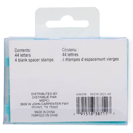 6 Pack: Clickable Lowercase Stamp Set by Recollections®